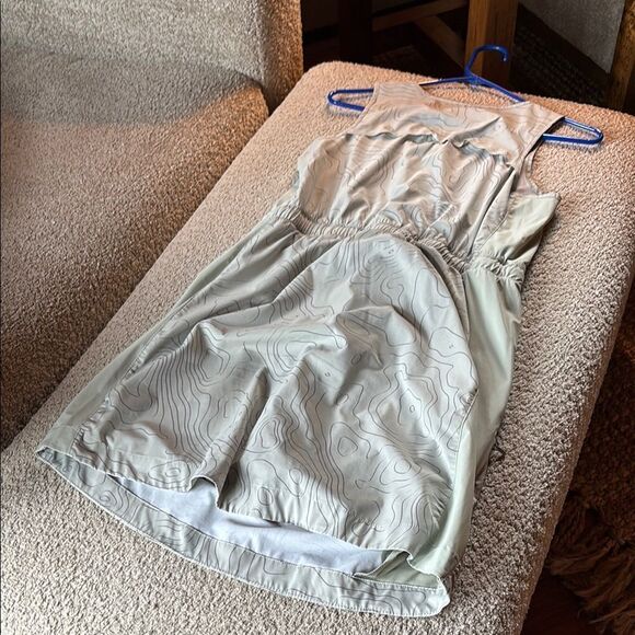 FLX Mint Sleeveless Dress with Abstract Pattern - Picture 9 of 10